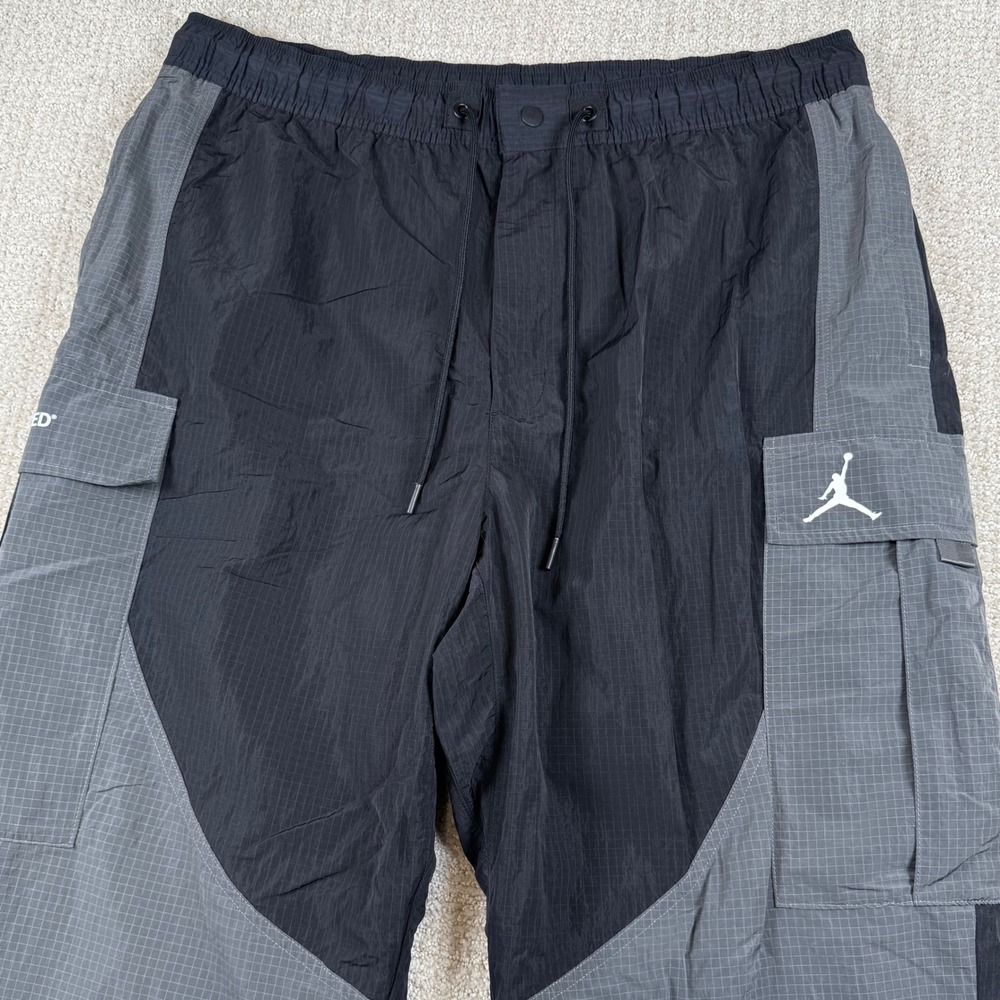 Nike Air Jordan Mens XL Black Gray 23 Engineered Woven Cargo Pants DH3290-010